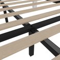thumbnail image 2 of Eastvita Gray Queen - Size Upholstered Bed Frame with Adjustable Headboard/4 Storage Drawers//Wooden Slats Support (No Box Spring Needed), 2 of 7