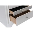thumbnail image 4 of Chic White Wood 5 Piece Bedroom Set with Full Size Platform Bed, 4 of 6