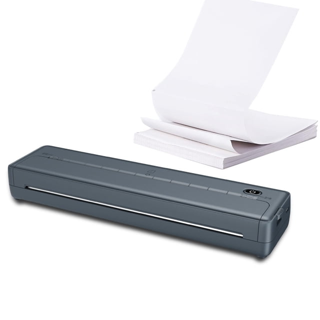 A4 Portable Printer, Lightweight and Compact Thermal Mobile Printer, Wireless Printer ,Easy to Operate