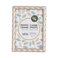 thumbnail image 1 of DesignOvation Saltana 5" x 7" Braided Silver Tabletop Picture Frame, 1 of 10