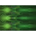 thumbnail image 1 of Ahgly Tapis Rectangulaire Lavable en Machine Intérieur Vert Émeraude Profond, 5 Pieds x 8 Pieds, 1 of 7