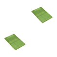 thumbnail image 2 of Youkk Polyester Chenille Bath Mat - Strong Water Absorption Exquisite Crafted Soft Texture No Shedding Fruit Green 40cm*60cm 2Set, 2 of 6