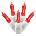thumbnail image 2 of Vickerman Vickerman 50 Red Italian LED on White Wire 25' Christmas Light Strand, 2 of 3