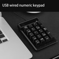 thumbnail image 2 of yingyy Clavier Numérique Filaire Résistant à l'Usure Rechargeable Clavier Numérique Noir 1 Ensemble, 2 of 6