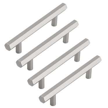 Era Hexagon Pull 4-Pack Brushed Nickel