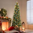 thumbnail image 4 of Costway 9 FT Artificial Xmas Tree with 1416 Branch Tips 560 Warm White LED Lights, 4 of 10