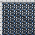 thumbnail image 4 of oneOone Rayon Medium Blue Fabric Poker Card Sewing Craft Projects Fabric Prints By Yard 56 Inch Wide, 4 of 4