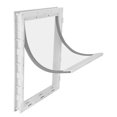 thumbnail image 2 of Porte pour Animaux de Compagnie, Installation Porte pour Animaux de Compagnie, Installation Simple Porte pour Animaux de Compagnie ABS Grande Porte pour Chien Blanc, 2 of 8