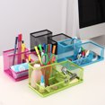 thumbnail image 3 of letairis Stylo en Métal Porte-Crayon Portable Couleur Unie Remplaçant Antidérapant Bord Rond Anti-Rouille Réutilisable Organisateur de Bureau Lavable Orange, 3 of 6