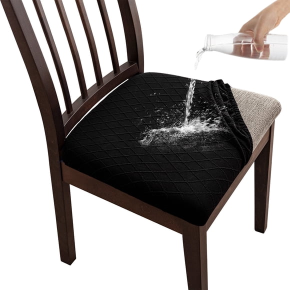 Seat Covers For Dining Room Chairs - Kitchen Chair Covers Set To Dining And Furniture - Fabric Fit And Easy Care