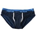 thumbnail image 3 of B91xZ sous-Vêtements pour Hommes Boxeurs pour Hommes en Coton Extensible, Bleu Foncé L, 3 of 3