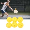 thumbnail image 4 of Pickleball Balls, Pickleball Yellow 6Pcs  Elasticity  For Outdoor Courts For Experienced Players, 4 of 8