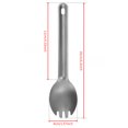 thumbnail image 2 of Generic Spork de Camping en Titane - Fourchette Cuillère Légère 16cm Combo, Ustensile Portable 12g pour Randonnée et Randonnée, 2 of 6