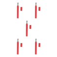 thumbnail image 3 of Ruiboury Premium Golf Club Iron Groove Sharpener Effective Cleaning Tool Red 11x1.2cm 5Set, 3 of 6