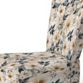 thumbnail image 4 of Designart "Pure White Floral Minimalism I" White Floral Upholstered Accent Chair - Cottage Arm Chair For Bedroom, 4 of 7