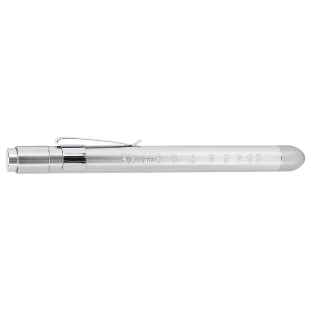 Lampe Stylo d'Inspection Médicale Portable, Ampoule Acrylique Lumineuse, Design Portable, Facile à Mettre, Règle Intégrée, Tableau de Comparaison pour Infirmières et Médecins, Technologie d'Inversion Physique