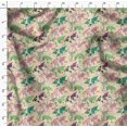 thumbnail image 4 of Soimoi White Rayon Fabric Stamp & World Map Decor Fabric Printed Yard 56 Inch Wide, 4 of 5