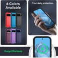 thumbnail image 4 of KOMI for Google Pixel 8 Case, with HD Tempered Glass Screen Protector, Heavy Duty Shockproof Drop Protective Rugged Tough Durable Phone Cover with Belt Clip-Black, 4 of 5