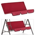 thumbnail image 3 of pitrice Garden Swing Seat Cover Patio Cushion Protection Bench Covers Red, 3 of 8