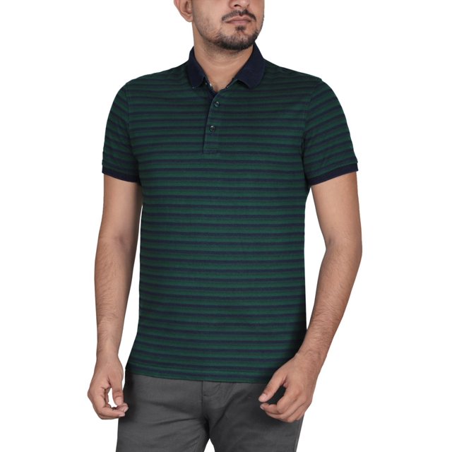 Polo pour Homme YD Pin INDIGO
