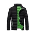 thumbnail image 1 of Pisexur Men's Puffer Jacket Packable Down Jacket Lightweight Puffer Jacket Hooded Winter Jacket, 1 of 2