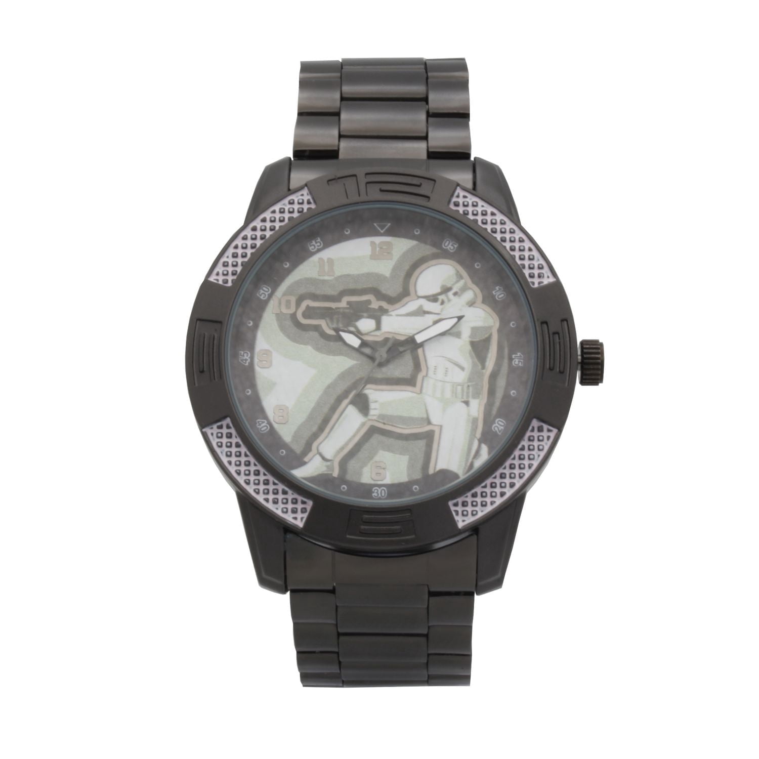 Adult Spiderman Black Metal Bracelet Watch