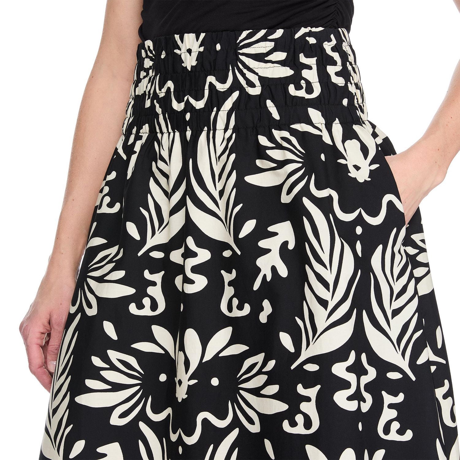 George Women's Printed Poplin Maxi Skirt