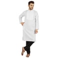 thumbnail image 1 of Atasi Ensemble Kurta-Pyjama Indien Uni pour Hommes Col Mandarin Kurta Décontracté Longue Tenue, 1 of 7