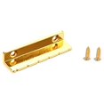 thumbnail image 1 of Guitar Nut L-Shaped 6 String Pillows Metal Slotted Sturdy Durable Musical Instrument Electric Bass Kit Supplies Gold, 1 of 9
