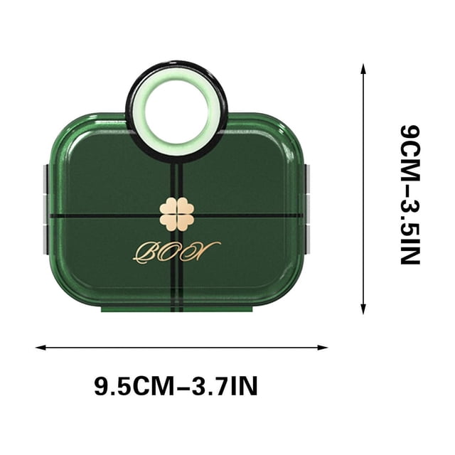 Small Storage Box Portable Boxed Drug Packaging and Storage Box, Three Meals A Day, Sealed Tablet Small Distribution Box Storage Box with Handle