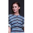 thumbnail image 2 of Bimba Robe Longue à Rayures en Rayonne Shibori pour Femmes, Robe de Plage Boho, Cocktail, Fête, Maxi, Fendue, Très Petite, 2 of 6