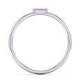thumbnail image 3 of East-West Stackable Baguette Birthstone Ring - Amethyst (February), 3 of 5