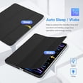 thumbnail image 5 of Supershield Case iPad Pro 11 Slim Stand Hard Back Shell Smart Cover for iPad Pro 11 Inch 4th Generation 2022 /3rd Generation 2021 /2nd Gen 2020 - Black, 5 of 5