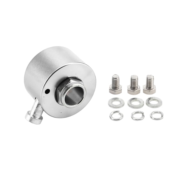 Dalazy Durable Aluminum Steering Wheel Quick Release Hub With Button Aluminum Wheels Are Sturdy And Durable silver 56*46*35mm 1Set