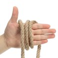 thumbnail image 4 of Unique Bargains 1/2 Inch 98.4 Feet Jute Rope Natural Manila Rope 4 Strand Twisted Thick Heavy Twine Rope, 4 of 5
