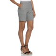thumbnail image 3 of Rafaella Women's Extended Tab Shorts with Pockets, 3 of 5