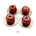 thumbnail image 4 of maskred 4pcs M3 Écrou de Pneu 4pcs pour 1/14 LC Course Meilleure Performance avec Ces CNC Usiné en Alliage d'Aluminium M3 Rouge 1Set, 4 of 6