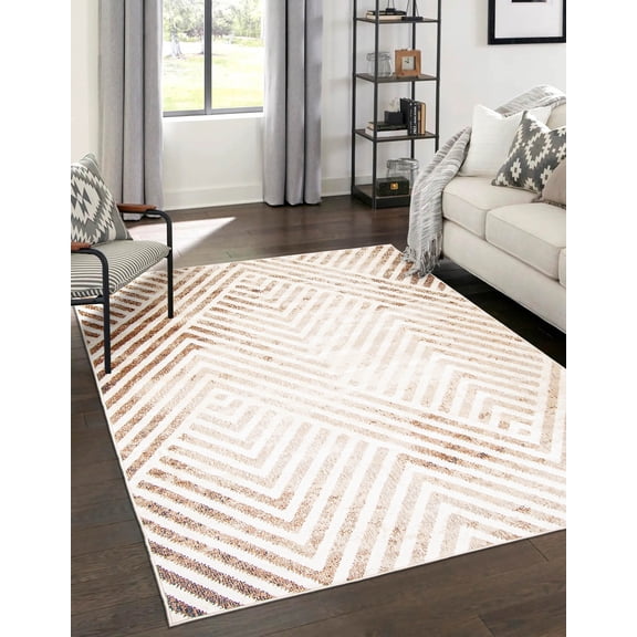 ECARPET Lana Tapis Contemporain / Moderne pour Salon, Chambre, Salle A Manger, Entrée, Couloir et Plus Encore.