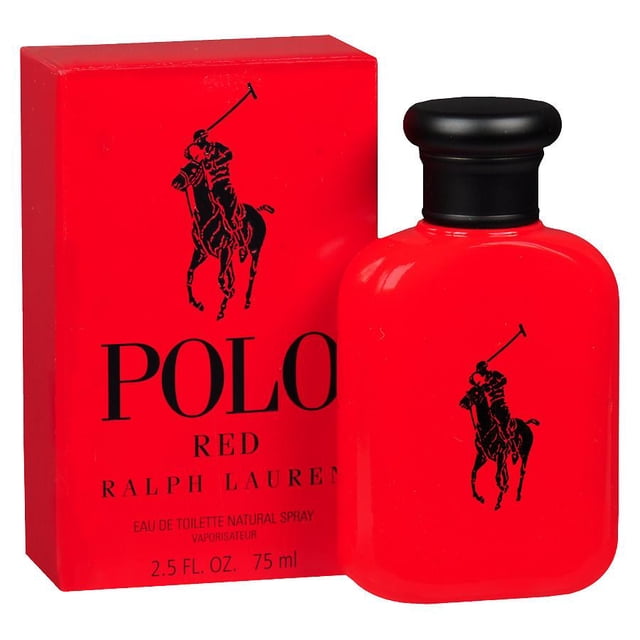 Polo Red By Ralph Lauren Vaporisateur Eau de Toilette 2,5 oz, une Eau de cologne pour Homme avec une Bouteille Rouge Audacieuse Présentant un logo de Polo Noir Joueur et un Emballage Assorti. Ce Parfum Vivifiant et Exotique Est Idéal pour Toute occasion Ou Tout Lieu.