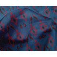 thumbnail image 4 of oneOone Silk Tabby Fabric Argyle Style Ikat Print Fabric By The Yard 42 Inch Wide, 4 of 4