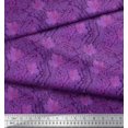 thumbnail image 3 of Soimoi Tissu Poly Georgette Texture et Feuilles d'Automne Tissu Imprimé 1 Yard 52 Pouces de Large, 3 of 3