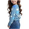 thumbnail image 3 of Posijego T-Shirts Graphiques à Manches Longues pour Tout-Petits Garçons Filles, Mignons, Col Ras du Cou, T-Shirts Basiques, Hauts, Chandail de Printemps pour Enfants, 3 of 6