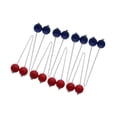 thumbnail image 4 of S SERENABLE 8 Pcs Balles de Golf de Rechange Dia 1.65 Po Activités Intérieures Ou Extérieures Jeu de Cour pour Enfants Adultes Jouet Familial Lancer Balles de Jeu Rouge et Bleu, 4 of 9