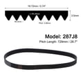 thumbnail image 2 of Unique Bargains 287J8 PJ V-Ribbed Belt, EPDM Industrial Transmission Serpentine Belt, 2 Pack, 2 of 5