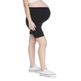 thumbnail image 3 of Paisley Sky Maternity Biker Short, 3 of 6