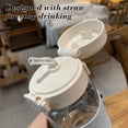 thumbnail image 4 of Japanese Style Plastic Water Cup with Straw - Leak Proof, High Temperature, Portable Tumbler for Hot & Cold Drinks, 4 of 6