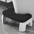 thumbnail image 1 of Home Toilet Stool Squatting Poop Stool Bathroom Potty Step Stool Toilet Assistance Steps Step Stool Fits All Toilets Detachable Stackable Home Decor, 1 of 8