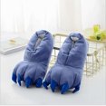 thumbnail image 1 of Cosplay Monster Paw Plush Slippers Monster Feet Claw Slippers Home Shoes(Navy Blue,40-44), 1 of 6