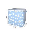 thumbnail image 3 of HCBY Foldable Quilt Storage Bag with Double Zipper, Portable Clothes Organizer for Closet, Space Saving Winter Cup Storage Box for Dorm, Versatile Moving Bag for Blankets Bedding, 3 of 9