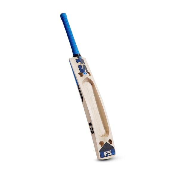 Fervor Spel Design de Pelle à Lame Unique Kashmir Willow Cricket Bat pour Gully / Taille - Manche Court, Beige